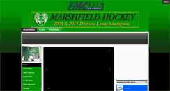 Desktop Screenshot of marshfieldhockey.com